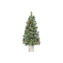 4ft Christmas Tree with Twinkle Lights-  Potted Bryson Pine