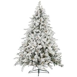 Christabelle 9ft Christmas Tree with Twinkle Lights- Snowy Dorchester