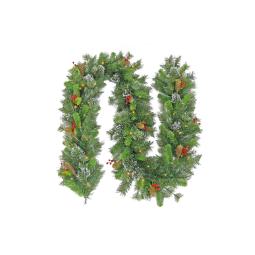 Christmas Garland with Lights- Battery Operated 274cm Wintry Pine