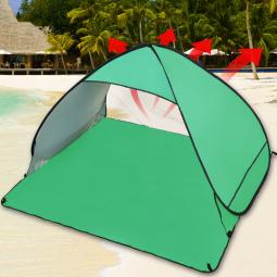 Pop Up Portable Beach Canopy Sun Shade Shelter Green