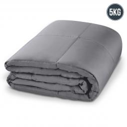 Laura Hill Weighted Blanket Heavy Kids Quilt Doona 5Kg - Grey