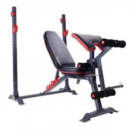 Powertrain Home Gym Workout Bench Press Incline Preachers Curl - 301